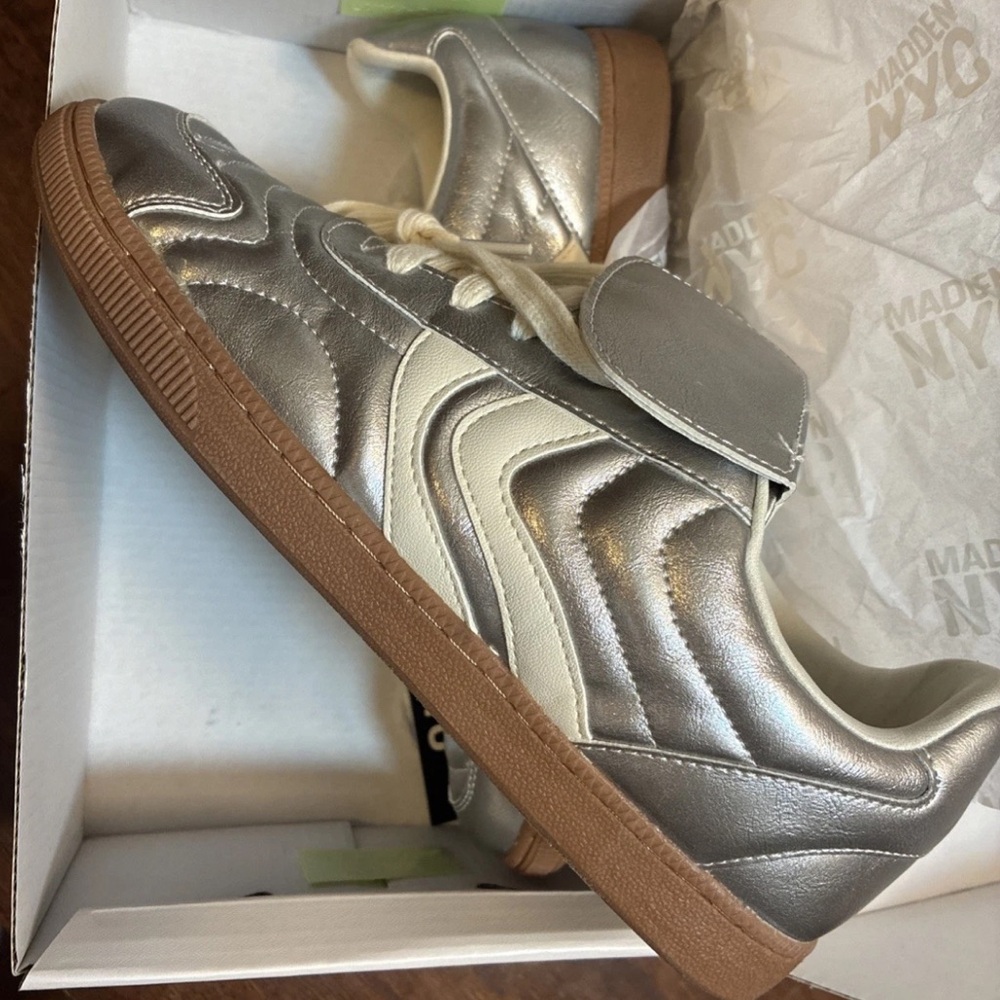 Steve Madden Silver Women's Sneakers